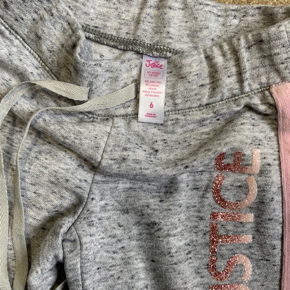 Justice Joggers size 6 - Picture 3 of 5
